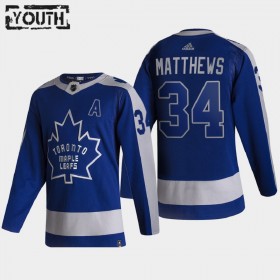Toronto Maple Leafs Trikot Auston Matthews 34 2020-21 Reverse Retro Authentic - Kinder